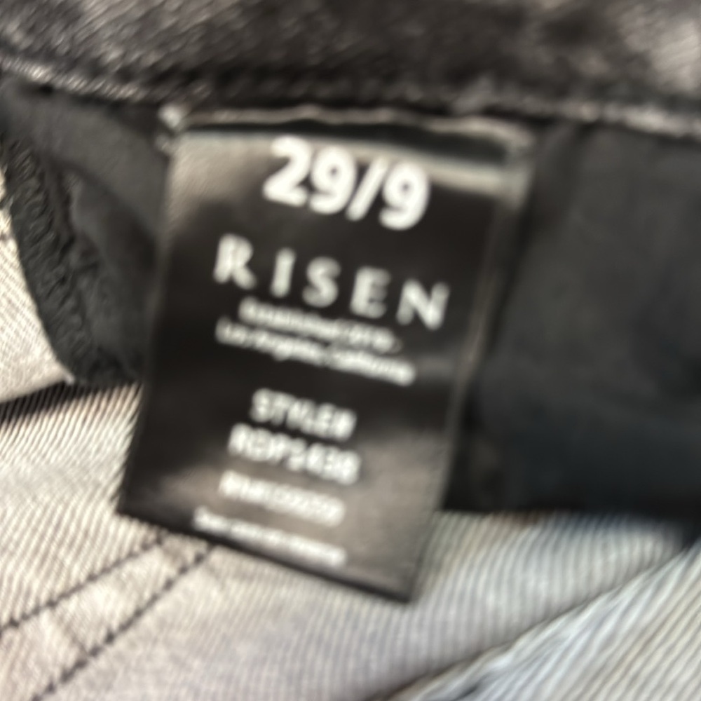 Risen  Flare Gray Women's distressed Jeans Size9/29 - Picture 6 of 9